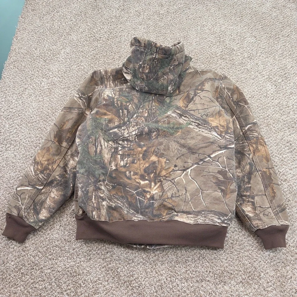 Carhartt Camo 101216 977 Realtree Pink Lined Women's Hooded Jacket Size Medium - Picture 2 of 6